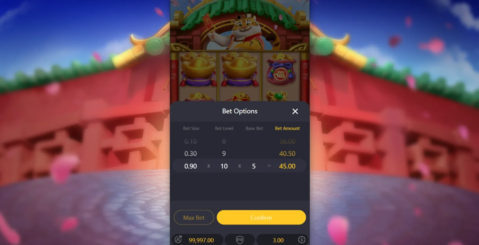 Bet Options
